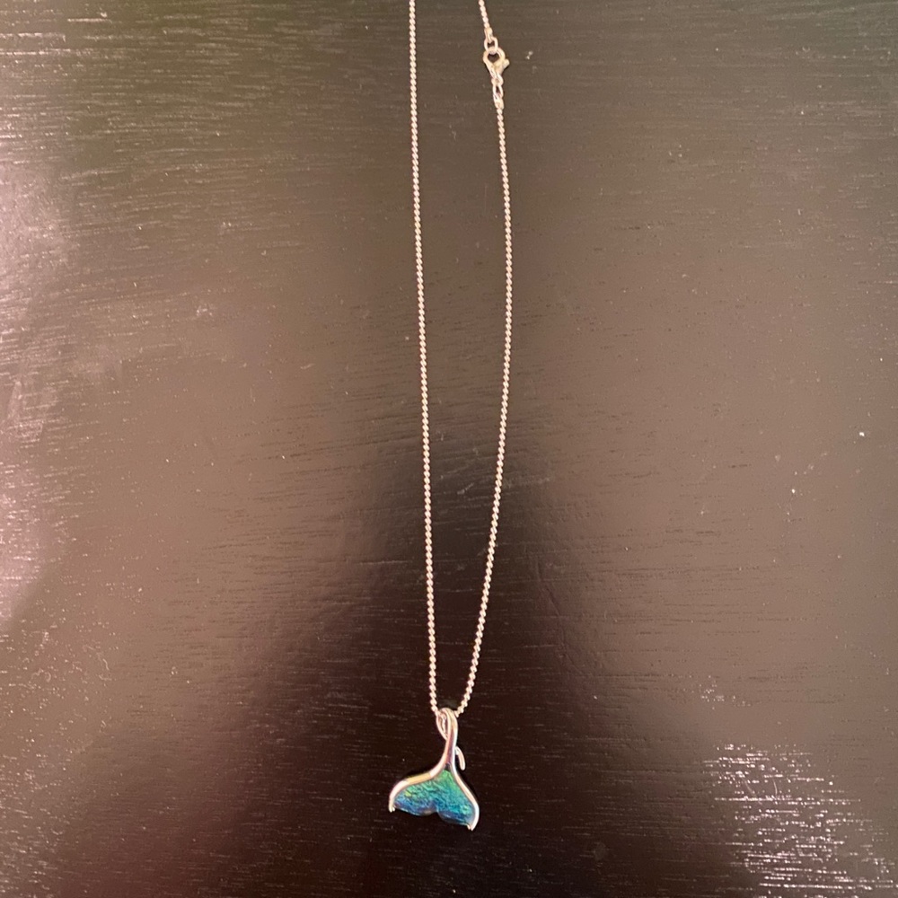 Whale tail necklace